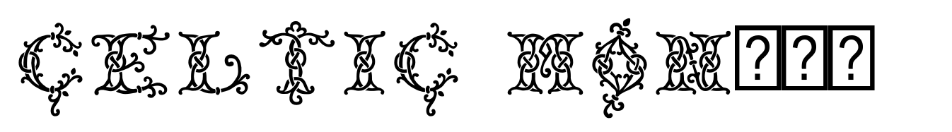 Celtic Monograms Rough